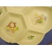 POOLE POTTERY KUB VEGETABLES PATTERN HORS D'OEVRES DISH
